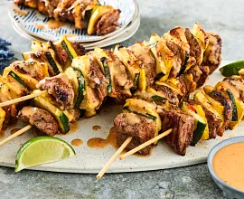 Peruvian Steak Kabobs